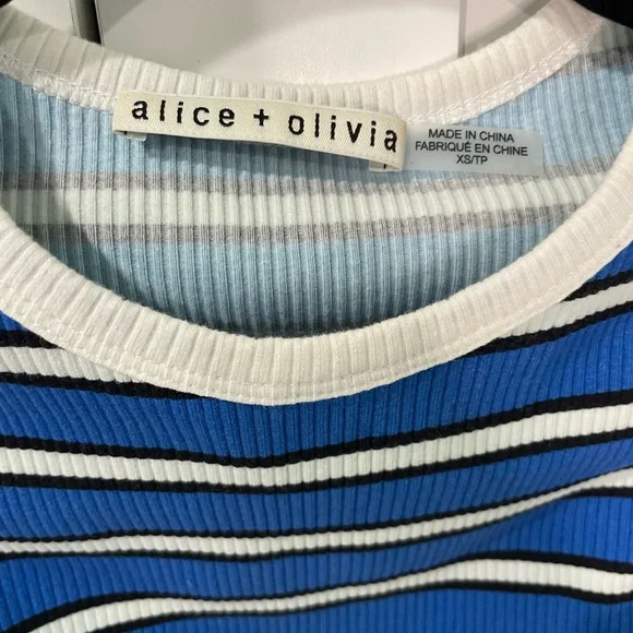 Alice + Olivia Andre Fitted Cropped Tank - Picture 8 of 11